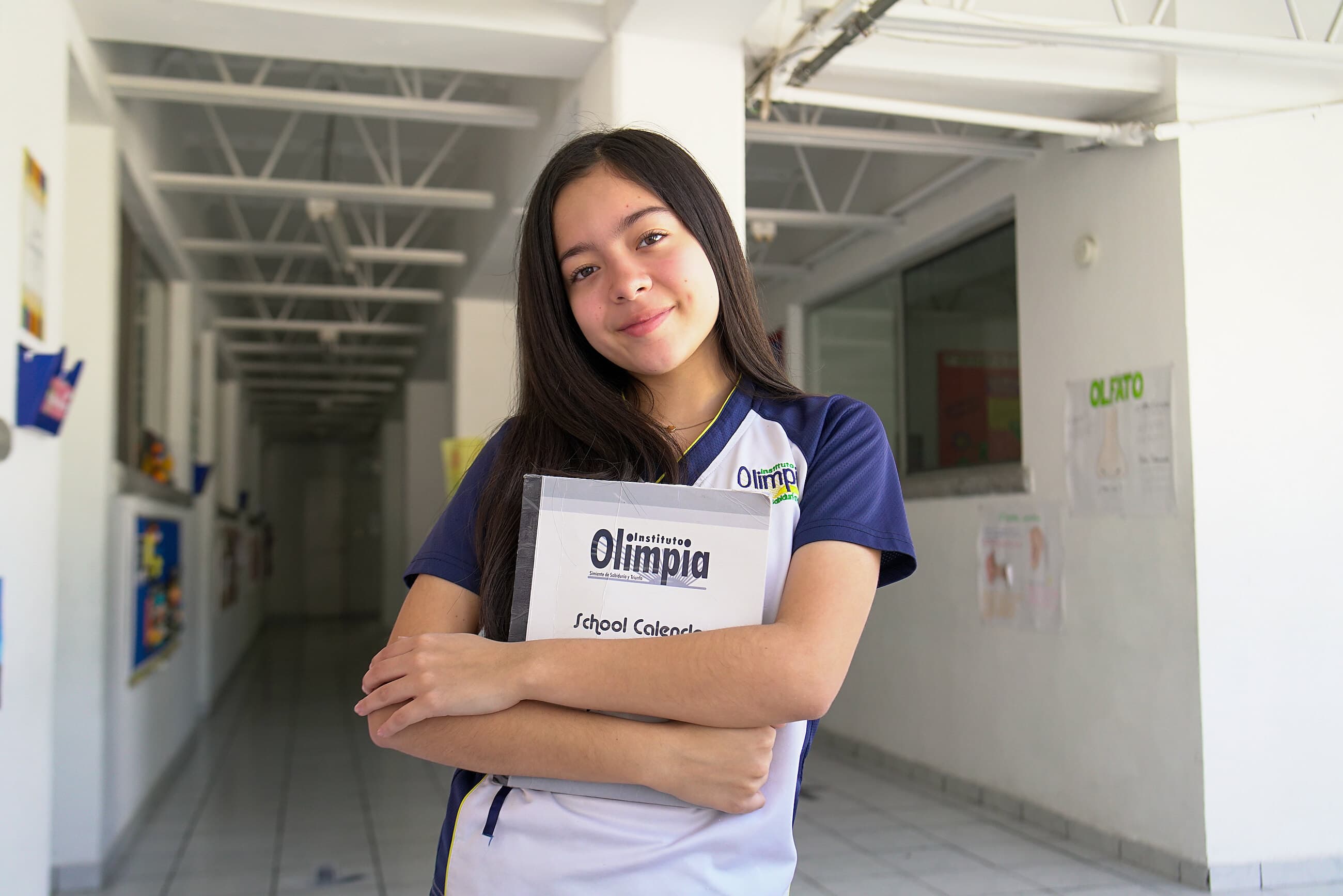 Alumna de Secundaria del Instituto Olimpia