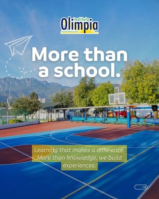 Publicación del Instituto Olimpia en Instagram, 12 de septiembre de 2026